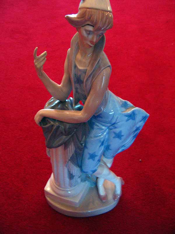 Lladro Clown Figure Repair - After Lladro Clown Figure Repair - After