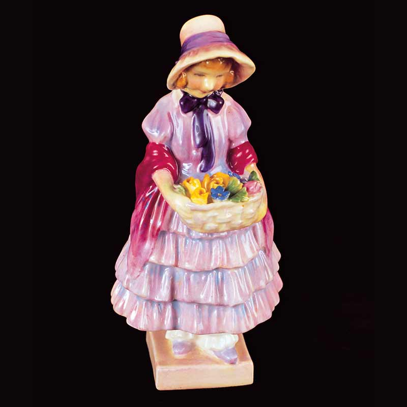 Antique Royal Doulton China Figurine Repair - After Antique Royal Doulton China Figurine Repair - After